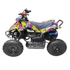 49cc Gas Powered Mini ATV – 6” All-Terrain Tires, 2-Stroke Engine, Disc Brakes | Off-Road Mini Quad