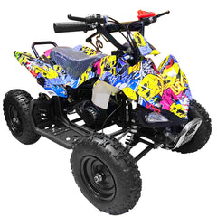 49cc Gas Powered Mini ATV – 6” All-Terrain Tires, 2-Stroke Engine, Disc Brakes | Off-Road Mini Quad