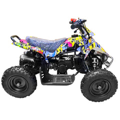 49cc Gas Powered Mini ATV – 6” All-Terrain Tires, 2-Stroke Engine, Disc Brakes | Off-Road Mini Quad