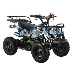49cc Gas Powered Mini ATV – 6” All-Terrain Tires, 2-Stroke Engine, Disc Brakes | Off-Road Mini Quad
